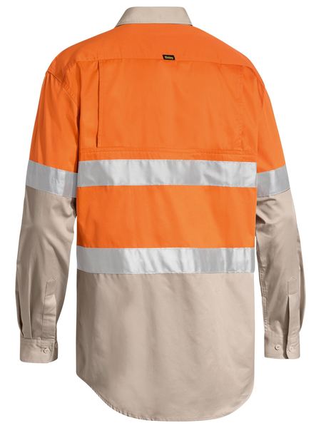 Bisley Men's 3M Taped Cool Hi Vis Light Weight Shirt-(BS6696T)