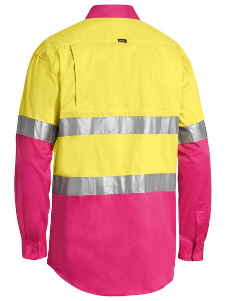 Bisley Men's 3M Taped Cool Hi Vis Light Weight Shirt-(BS6696T)