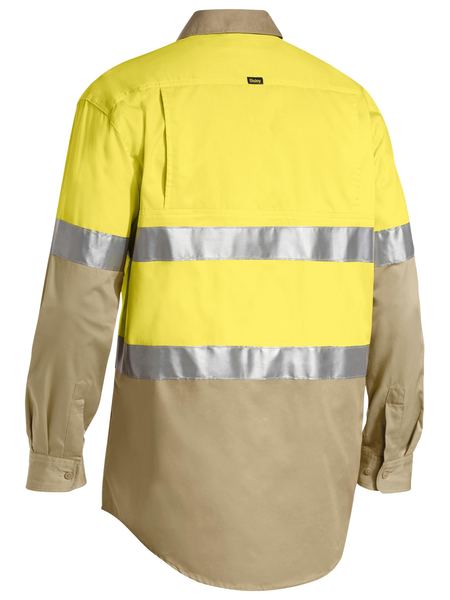 Bisley Men's 3M Taped Cool Hi Vis Light Weight Shirt-(BS6696T)