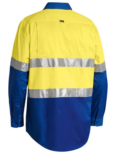 Bisley Men's 3M Taped Cool Hi Vis Light Weight Shirt-(BS6696T)