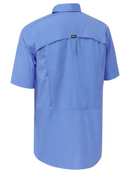 Bisley Mens X Airflow™ Ripstop Work Shirt Short Sleeve-(BS1414)