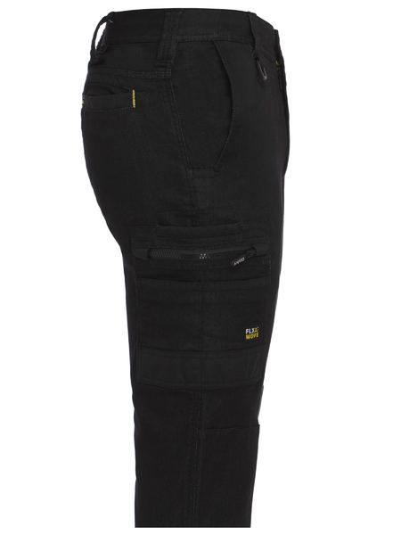 Bisley Flex And Move™ Stretch Denim Cargo Cuffed Pants (BPC6335)