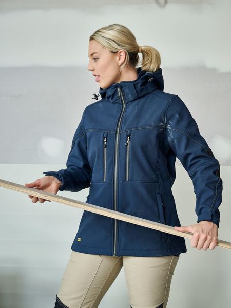 Bisley Women s Flx Move Hooded Soft Shell Jacket BJL6570