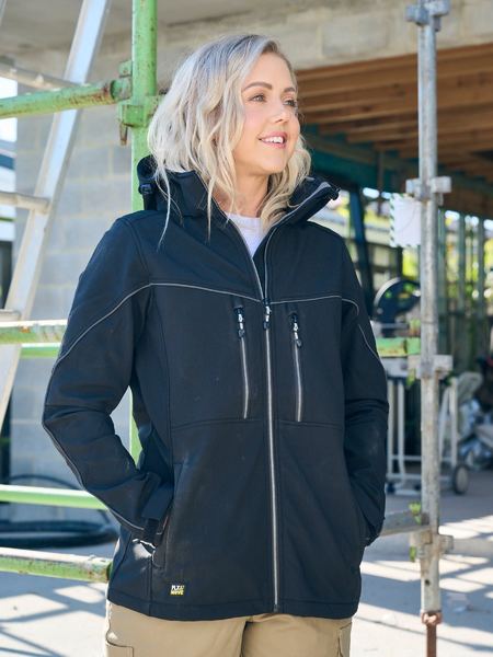 Bisley Women's Flx & Move™ Hooded Soft Shell Jacket (BJL6570)