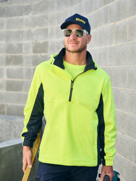 Bisley Hi Vis Liquid Repellent Fleece Hoodie (BK6571)