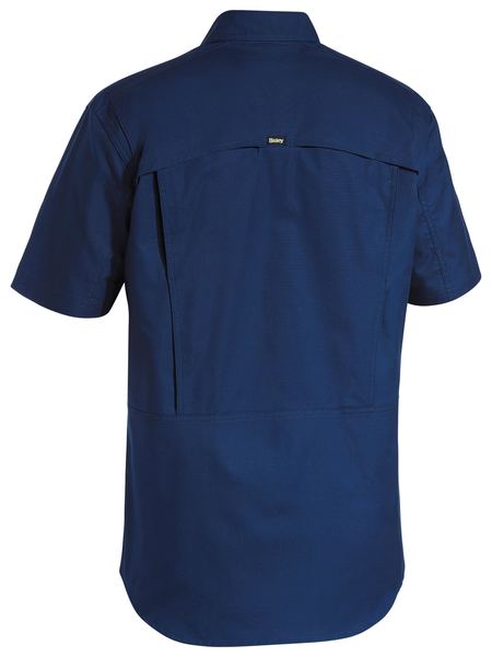 Bisley Mens X Airflow™ Ripstop Work Shirt Short Sleeve-(BS1414)