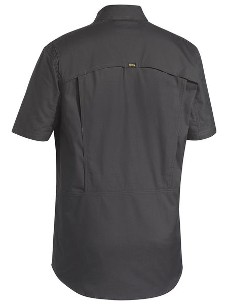 Bisley Mens X Airflow™ Ripstop Work Shirt Short Sleeve-(BS1414)