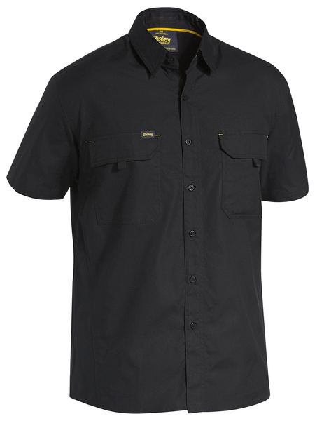 Bisley Mens X Airflow™ Ripstop Work Shirt Short Sleeve-(BS1414)