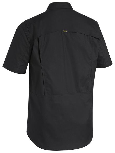 Bisley Mens X Airflow™ Ripstop Work Shirt Short Sleeve-(BS1414)