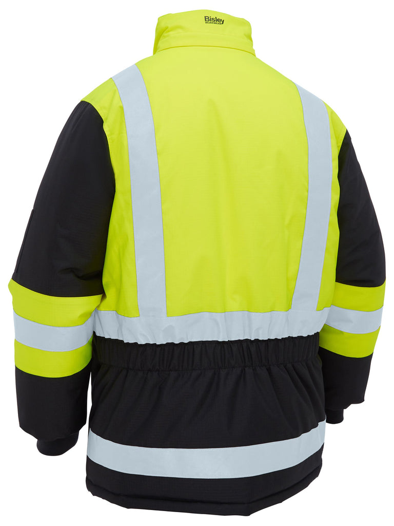 Bisley H Taped Hi Vis Freezer Hooded Jacket (BJ6454HT)