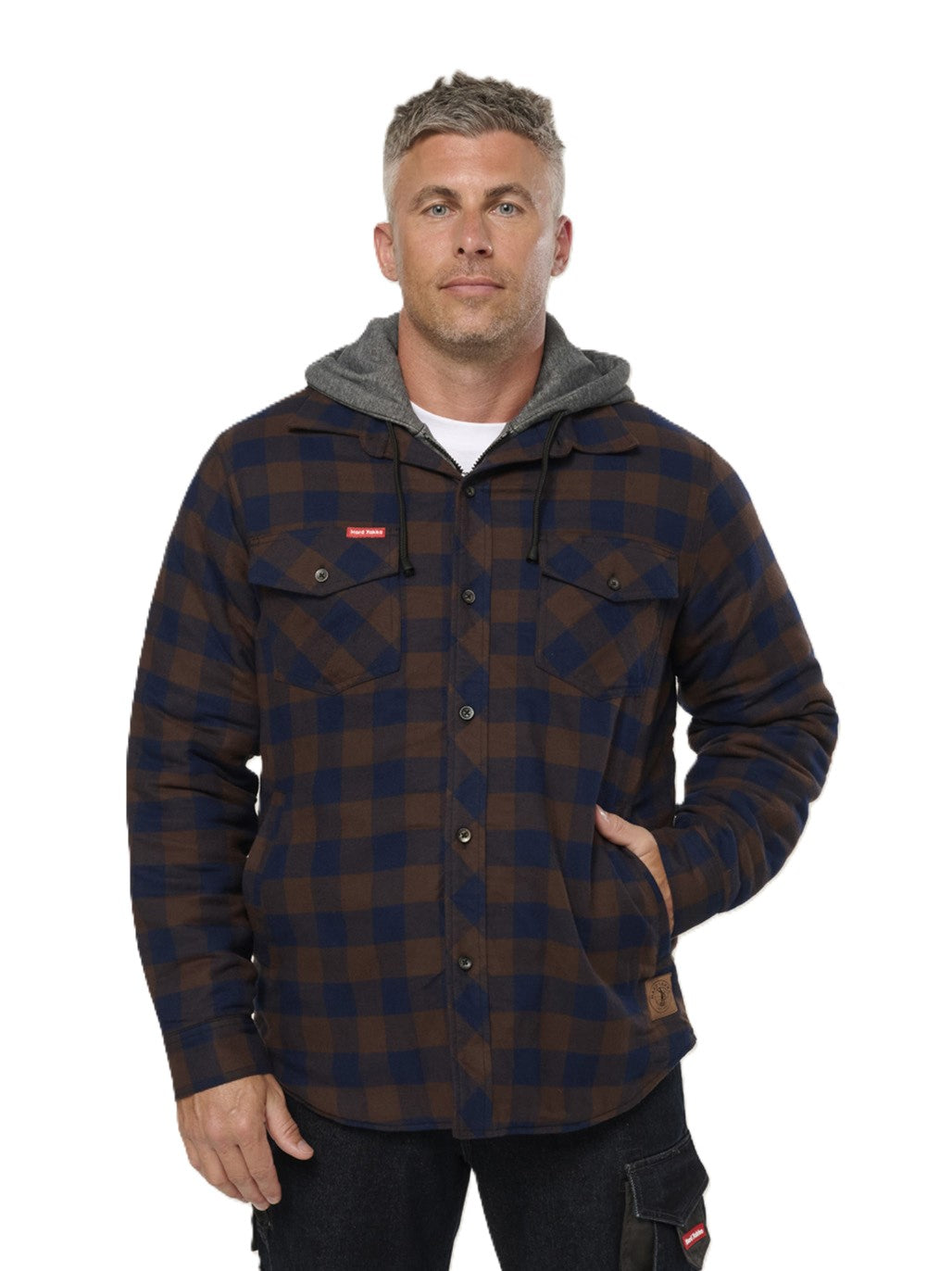 Hard Yakka Quilted Flannel Jacket (Y06690) – Budget Workwear New