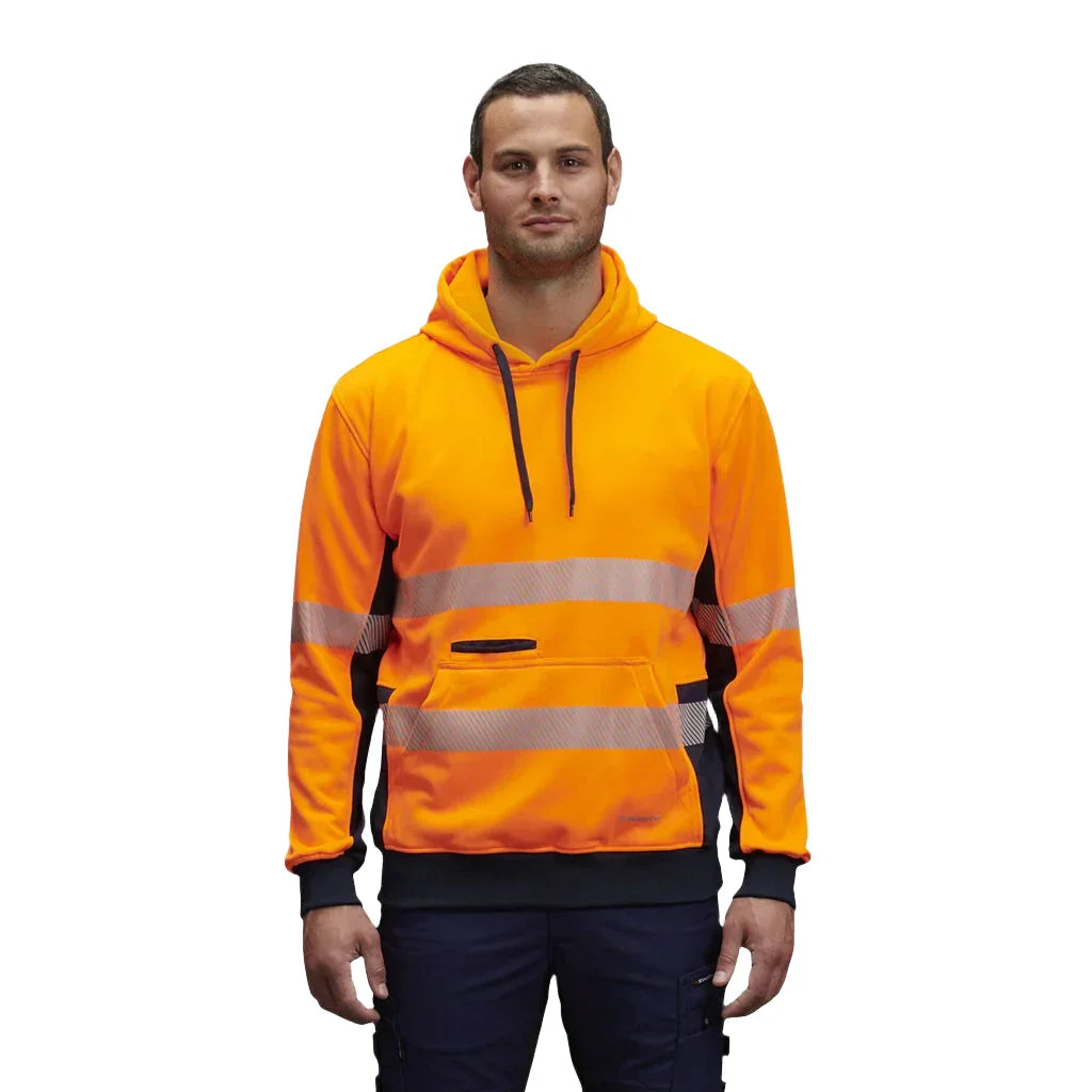 King Gee Hi Vis Reflective Pullover Hoodie K55054 Budget Workwear New Zealand Store