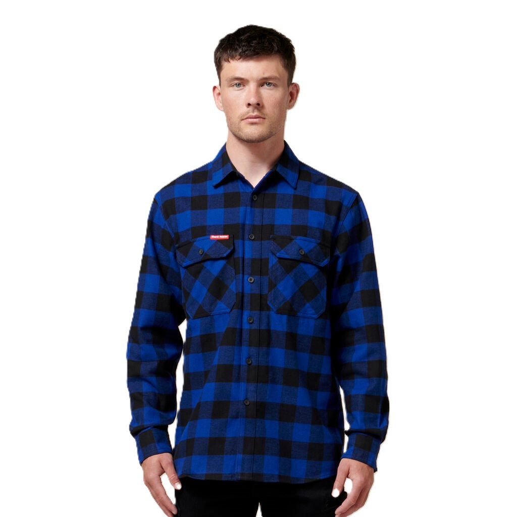 Hard Yakka Foundations Check Flannel Long Sleeve Shirt (Y07295)