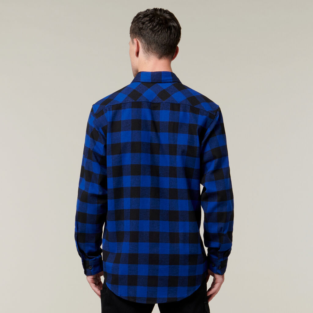 Hard Yakka Foundations Check Flannel Long Sleeve Shirt (Y07295)