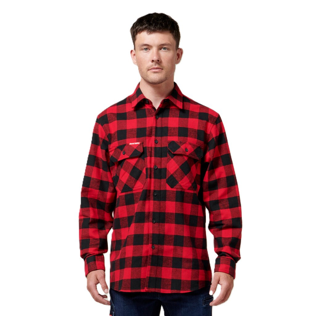 Hard Yakka Foundations Check Flannel Long Sleeve Shirt (Y07295)