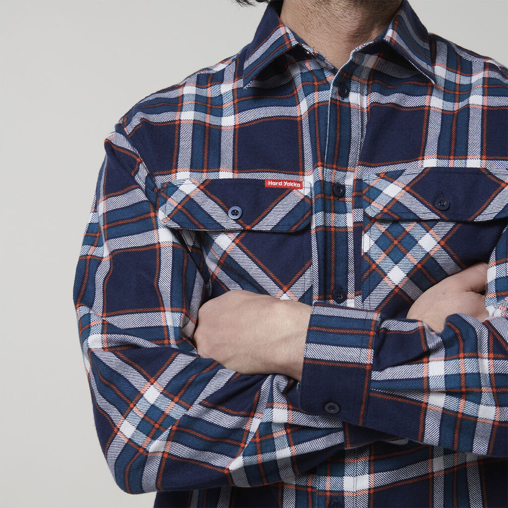 Hard Yakka Long Sleeve Check Flannel (Y07752)