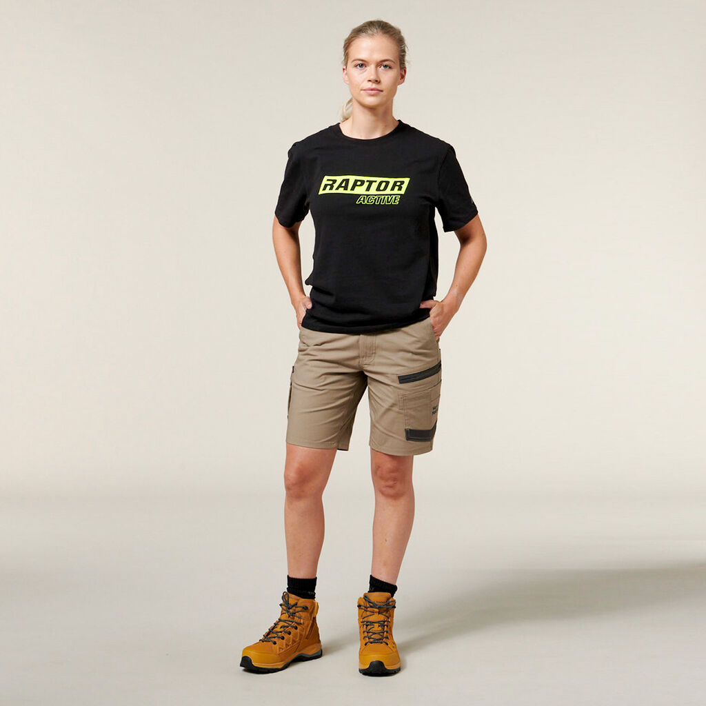 Hard Yakka Women's Raptor Mid Short (Y08228)