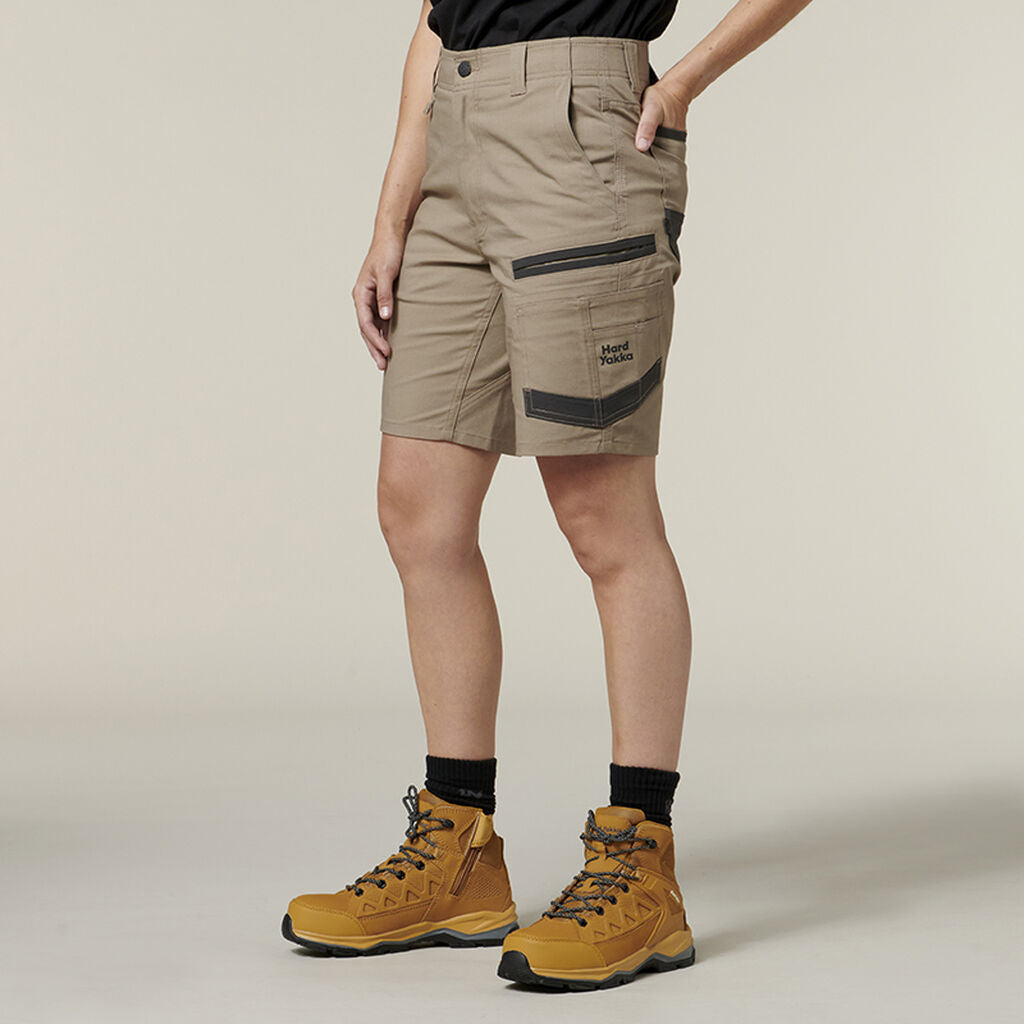 Hard Yakka Women's Raptor Mid Short (Y08228)