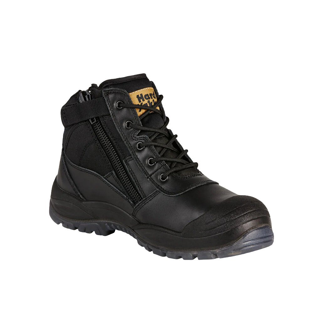 Hard Yakka Utility Zip Sided Steel Toe Safety Boot (Y60125