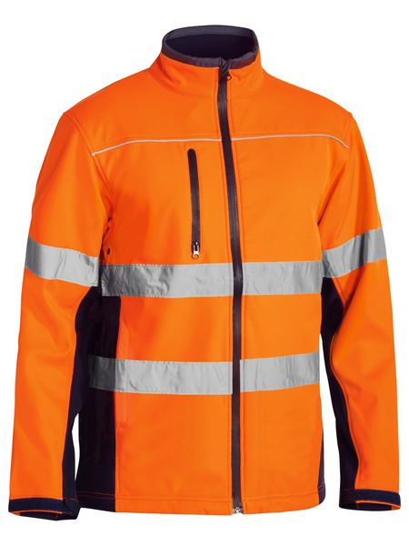 Bisley Soft Shell Jacket with 3M Tape-(BJ6059T)