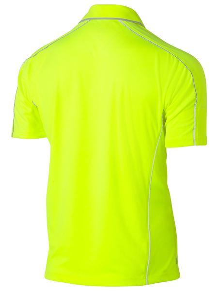 Bisley Cool Mesh Polo With Reflective Piping (BK1425)