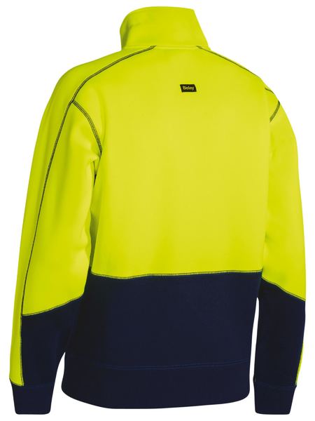 Bisley Hi Vis Fleece 1/4 Zip Pullover -(BK6989)