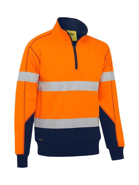 Bisley Taped Hi Vis Fleece Pullover With Sherpa Lining -( BK6987T)
