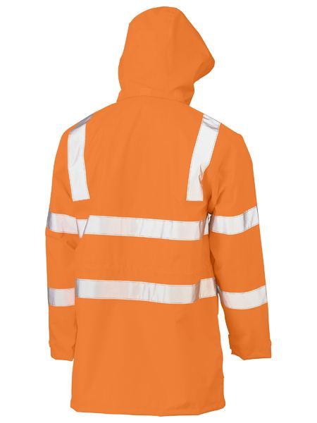 Bisley Taped Hi Vis Rail Wet Weather Jacket (BJ6964T)