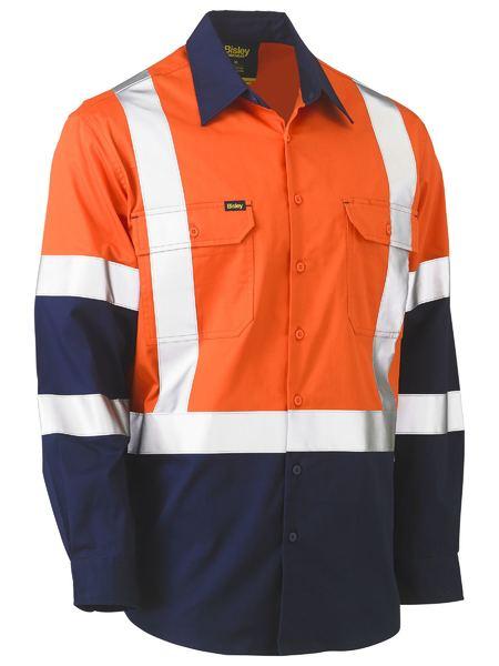 Bisley 3M X Taped Hi Vis Cool Lightweight Shirt (BS6696XT)