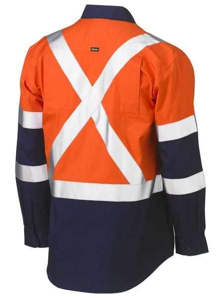 Bisley 3M X Taped Hi Vis Cool Lightweight Shirt (BS6696XT)