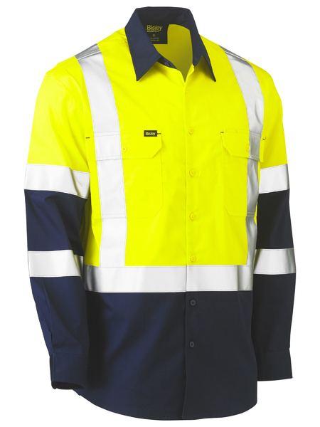 Bisley 3M X Taped Hi Vis Cool Lightweight Shirt (BS6696XT)