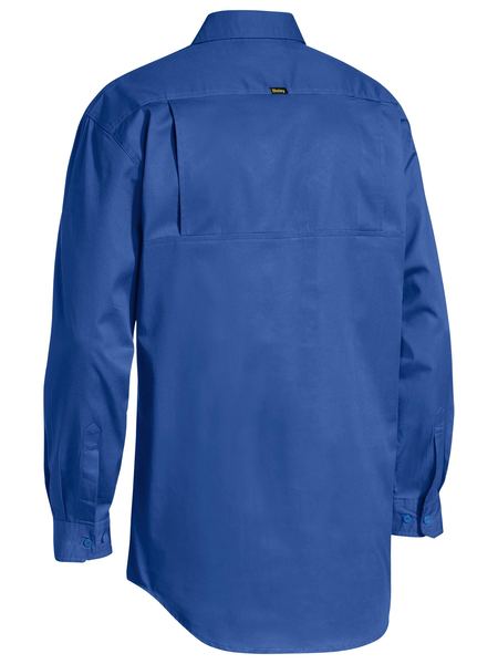 Bisley Closed Front Cool Lightweight Drill Shirt - Long Sleeve-(BSC6820)