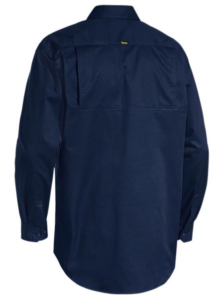 Bisley Closed Front Cool Lightweight Drill Shirt - Long Sleeve-(BSC6820)