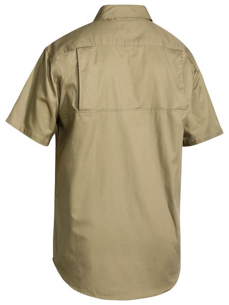 Bisley Cool Lightweight Drill Shirt - Short Sleeve-(BS1893)
