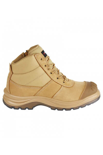 King Gee Tradie Zip/Lace Steel Cap Safety Work Boots (K27100