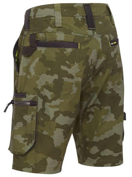 Bisley Flx & Move™ Stretch Canvas Camo Cargo Short - Limited Edition (BSHC1337)