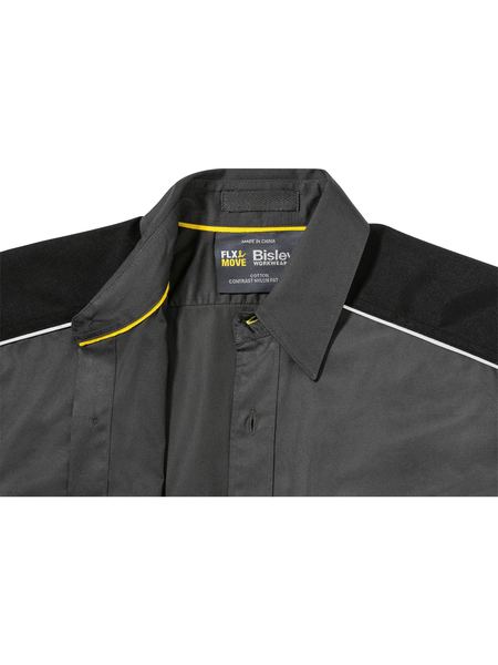 Bisley FLEX & MOVE™ Mechanical Stretch Shirt Short Sleeve-(BS1133)