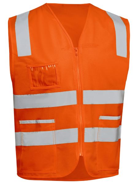 Bisley Taped Hi Vis Safety Zip Vest( BV0341T)