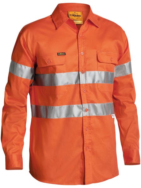 Bisley Taped Hi Vis Drill Shirt -(BT6482)