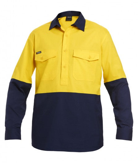 KingGee Workcool 2 Spliced Closed Front Shirt L/S (K54876)