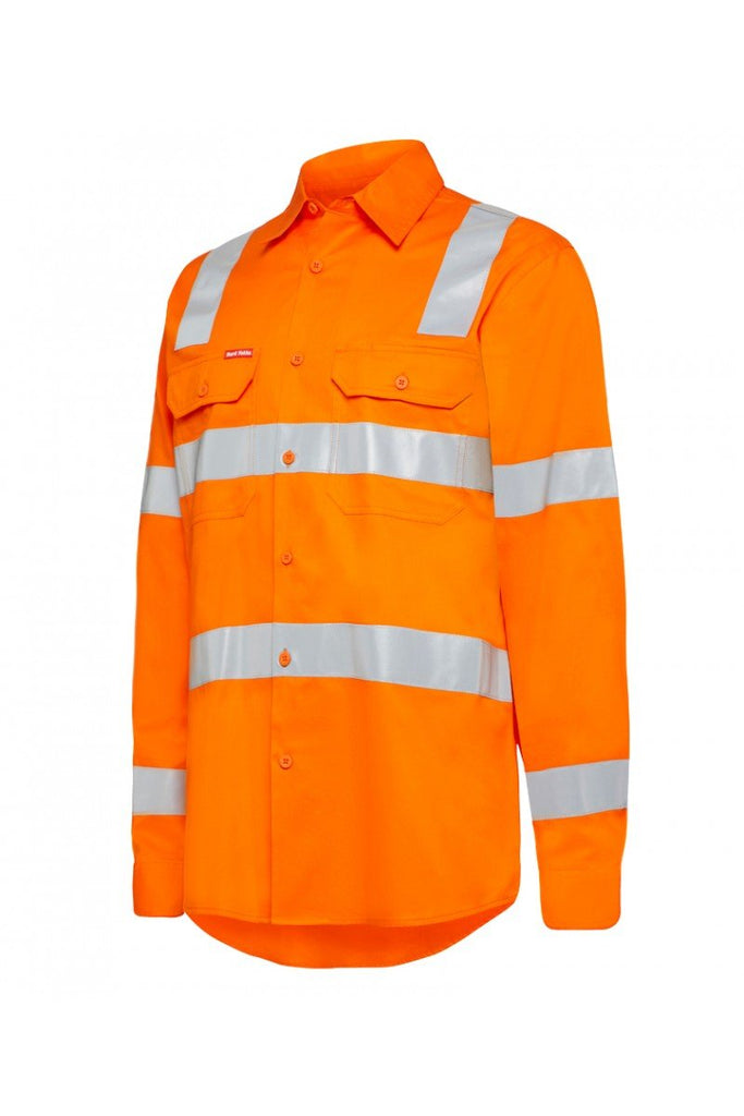 Hard Yakka Biomotion Hi Vis Shirts with tape (Y04265)