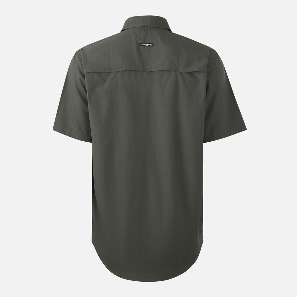 King Gee Workcool Vented Closed Front Shirt Short Sleeve (K14032)