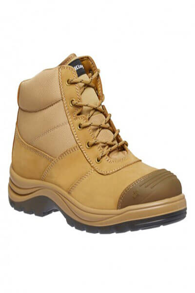 King Gee Tradie Zip/Lace Steel Cap Safety Work Boots (K27100