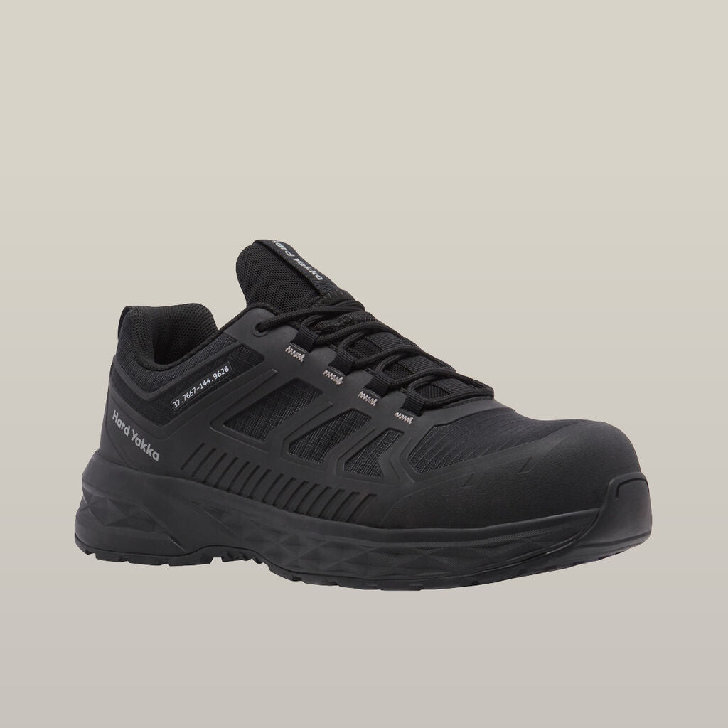 Hard Yakka X Range Low Composite Toe Safety Shoe - Black (Y60364)